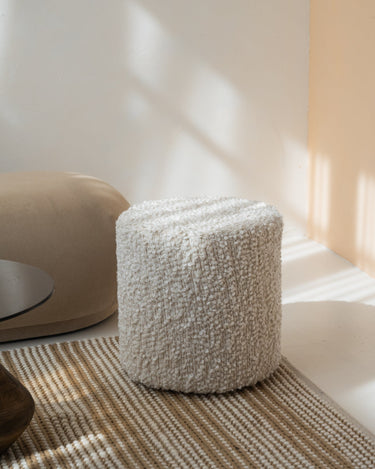 Pouf Vita Bouclé Off-White - Things I Like Things I Love