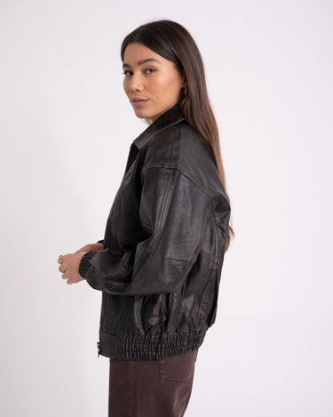 Raven Bomber Jacket Black - Things I Like Things I Love