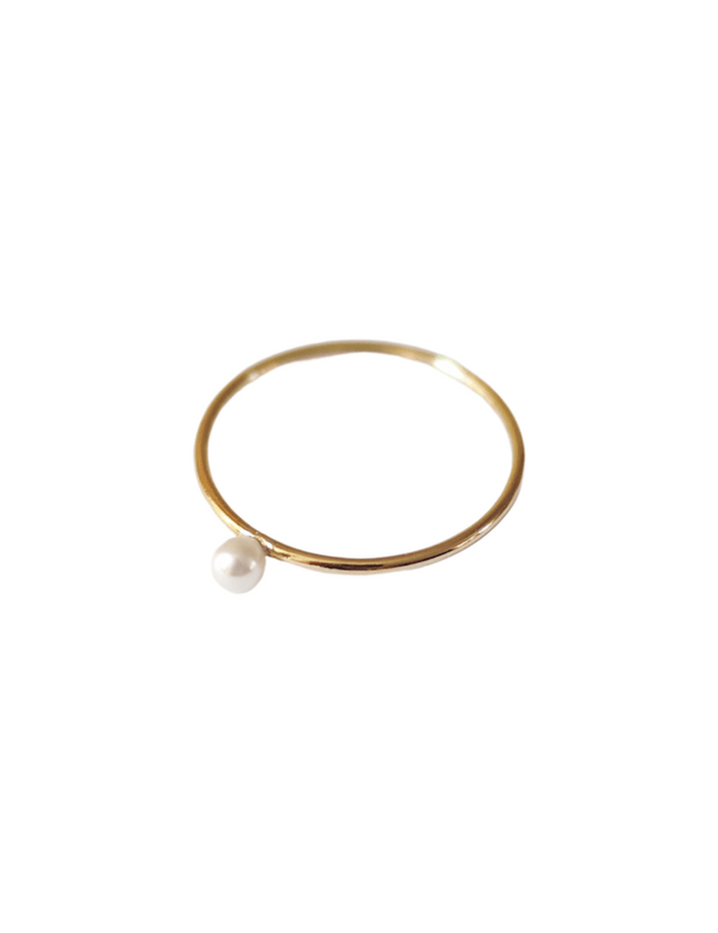 Ring Ariel Pearl Goldfilled - Things I Like Things I Love