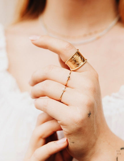 Ring Ariel Pearl Goldfilled - Things I Like Things I Love