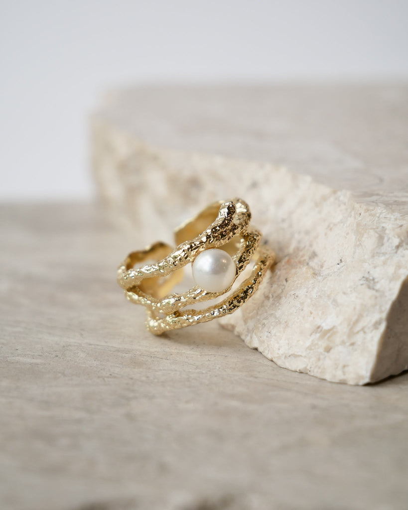 Ring Chelsea Foil Gold - Things I Like Things I Love