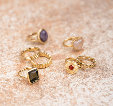 Ring Gold Ovals - Things I Like Things I Love