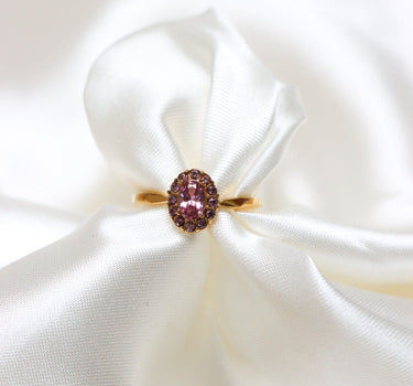 Ring Oval Rhodolite Gold - Things I Like Things I Love