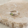 Ring Peridot Dots Silver - Things I Like Things I Love