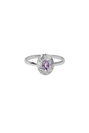 Ring Vintage Amethyst Silver - Things I Like Things I Love