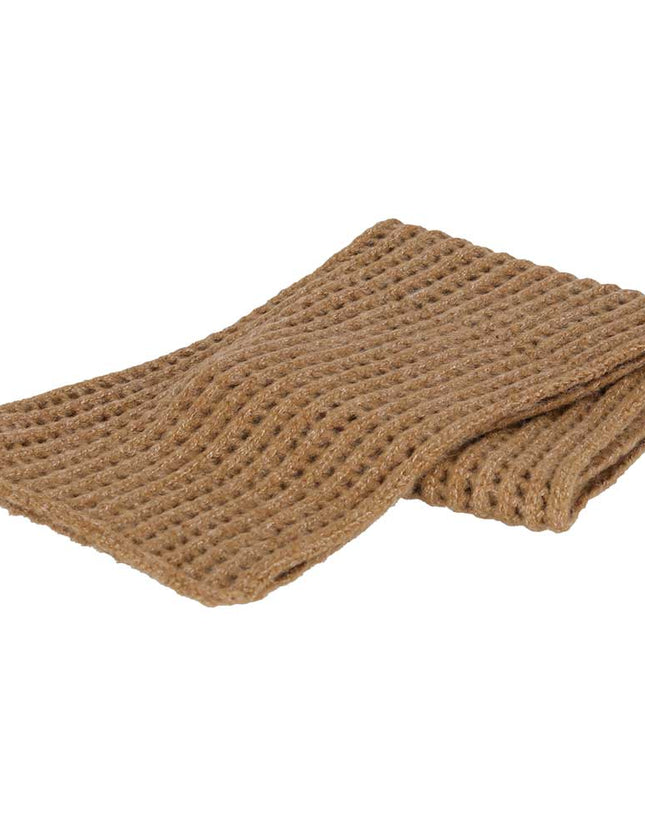 Scarf Knitted Camel Melange - Things I Like Things I Love