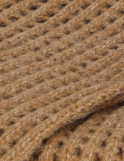 Scarf Knitted Camel Melange - Things I Like Things I Love