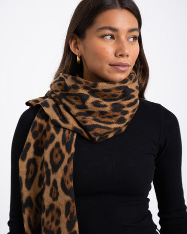 Scarf Leopard Brown - Things I Like Things I Love