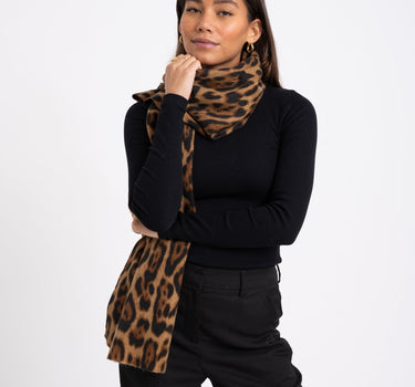 Scarf Leopard Brown - Things I Like Things I Love