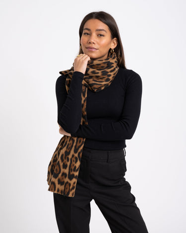 Scarf Leopard Brown - Things I Like Things I Love