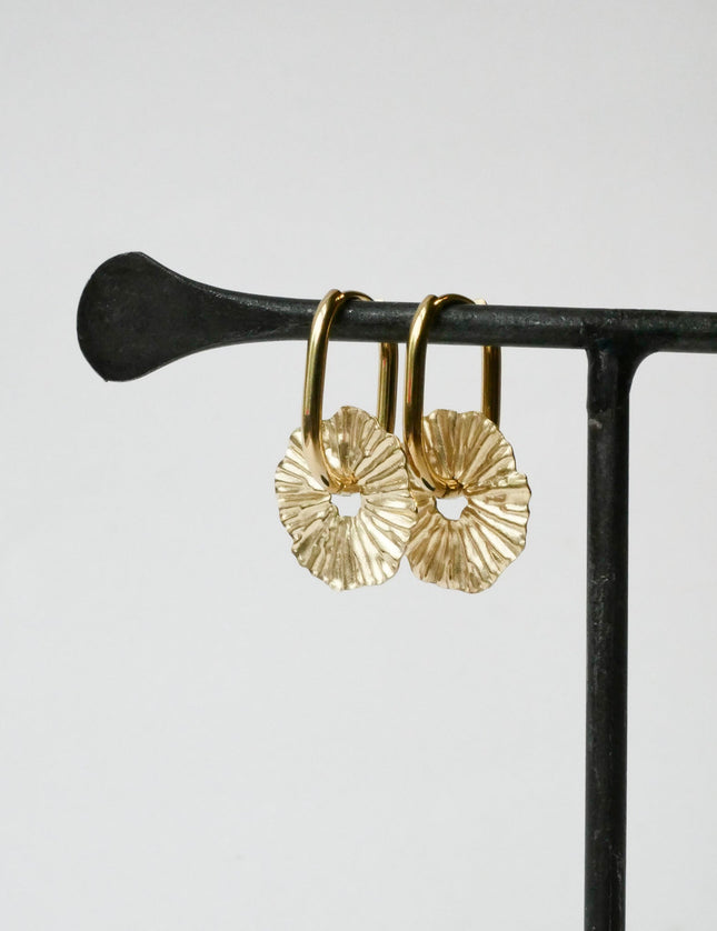 SET OF 2 - Earrings Wicker Gold - Things I Like Things I Love