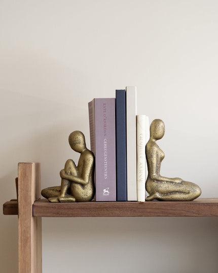 SET OF 2 - Roselie Book Stand Brass - Things I Like Things I Love