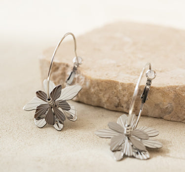 SET OF 2 - Statement Earrings Hawai Silver - Things I Like Things I Love