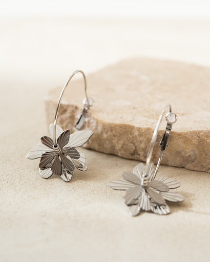 SET OF 2 - Statement Earrings Hawai Silver - Things I Like Things I Love