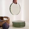 SET OF 4 - Coaster Green Glass - Things I Like Things I Love