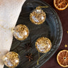 SET OF 4 - XMAS Ball Gold - Things I Like Things I Love