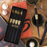 SET OF 5 - Chopstick Kotobuki Black - Things I Like Things I Love