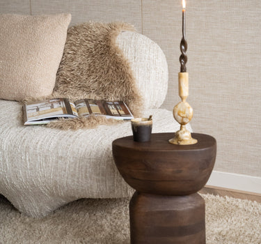 Side Table Bowy Wood Brown - Things I Like Things I Love