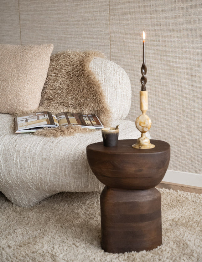 Side Table Bowy Wood Brown - Things I Like Things I Love