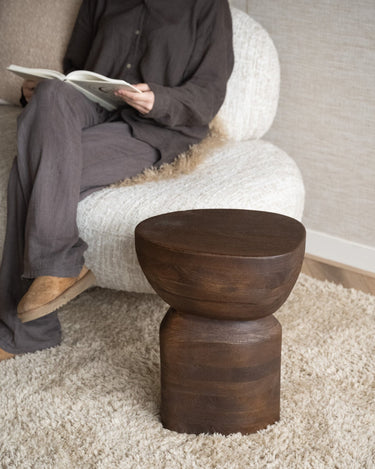 Side Table Bowy Wood Brown - Things I Like Things I Love