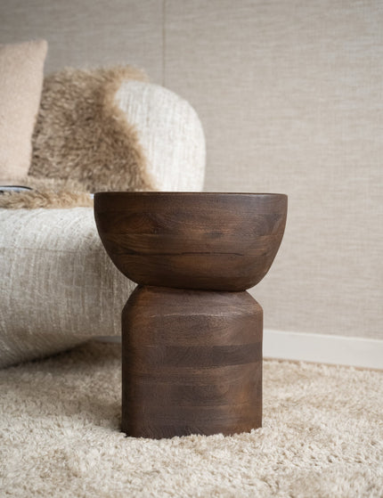 Side Table Bowy Wood Brown - Things I Like Things I Love