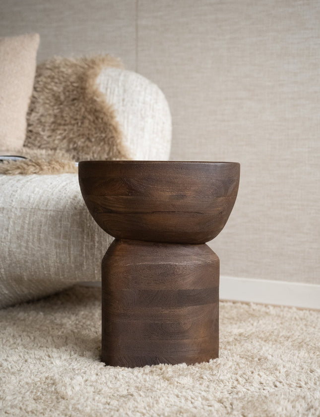 Side Table Bowy Wood Brown - Things I Like Things I Love