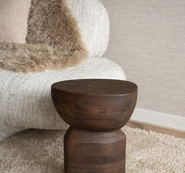 Side Table Bowy Wood Brown - Things I Like Things I Love