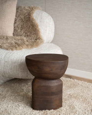 Side Table Bowy Wood Brown - Things I Like Things I Love