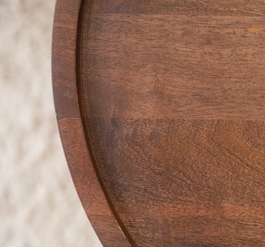 Side Table Country Brown Mango Wood - Things I Like Things I Love