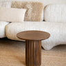 Side Table Fluted Brown - Things I Like Things I Love