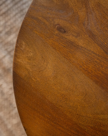 Side Table Fluted Brown - Things I Like Things I Love