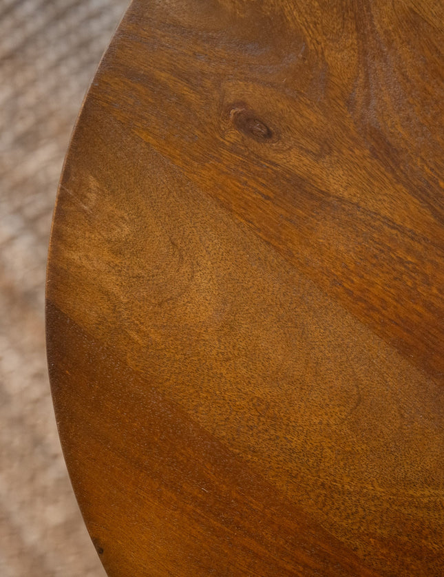 Side Table Fluted Brown - Things I Like Things I Love