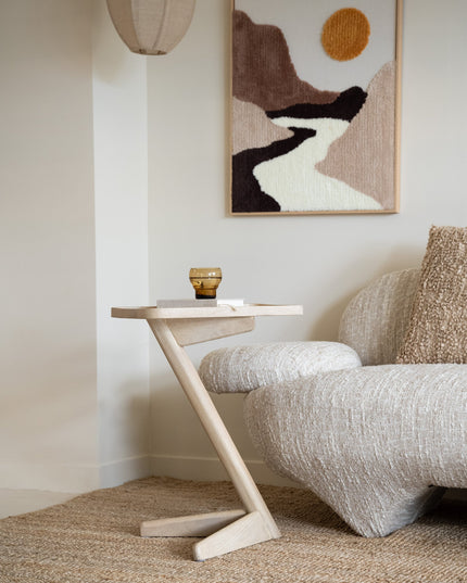 Side Table Kiana Natural Mango Wood - Things I Like Things I Love