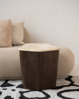 Side Table Luka Travertin/Wood