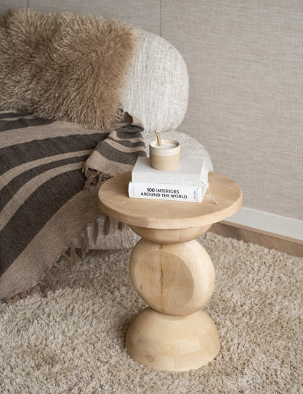 Side Table Mirto Wood Light - Things I Like Things I Love