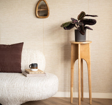 Side Table/Plant Stand Rubber Wood - Things I Like Things I Love