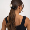 Silky Scrunchie Rose Ivory - Things I Like Things I Love