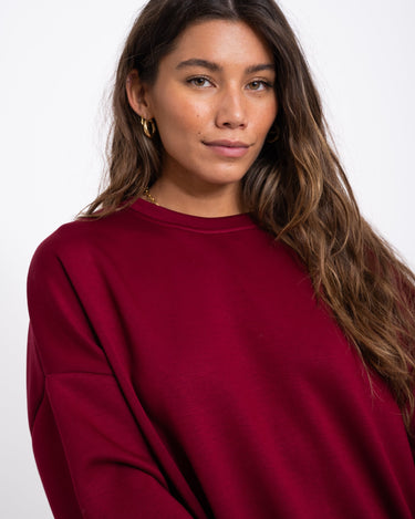 Silla Longsleeve Dark Red - Things I Like Things I Love