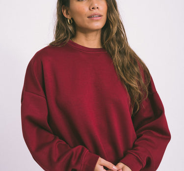 Silla Longsleeve Dark Red - Things I Like Things I Love