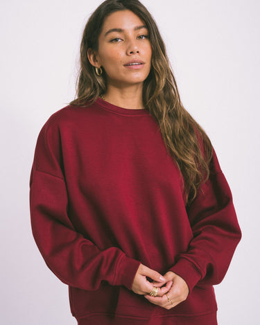 Silla Longsleeve Dark Red - Things I Like Things I Love