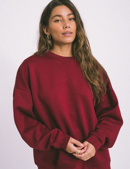 Silla Longsleeve Dark Red - Things I Like Things I Love