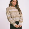 Simone Crew Knit Stripes Multi Dye - Things I Like Things I Love