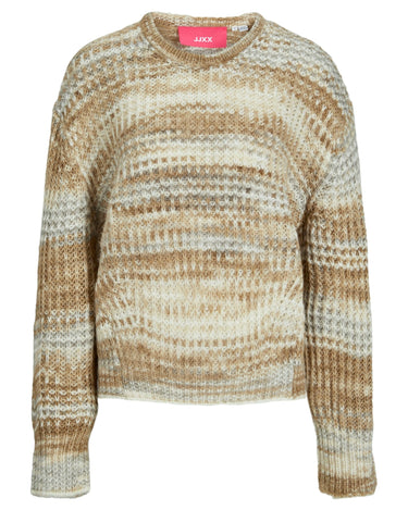 Simone Crew Knit Stripes Multi Dye - Things I Like Things I Love