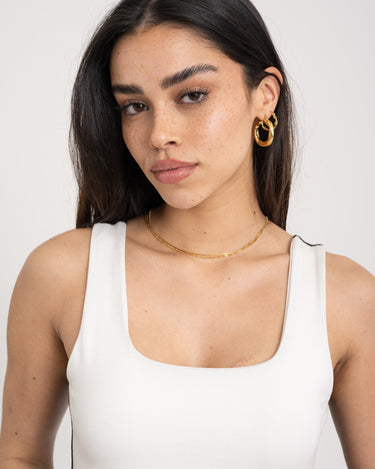 Single Hoop Goldplated Levi - Things I Like Things I Love