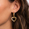 Single Hoop Goldplated Pearly Love - Things I Like Things I Love