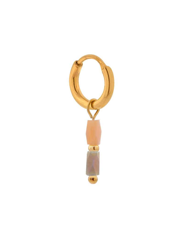 Single Hoop Natural Terra Gold - Things I Like Things I Love