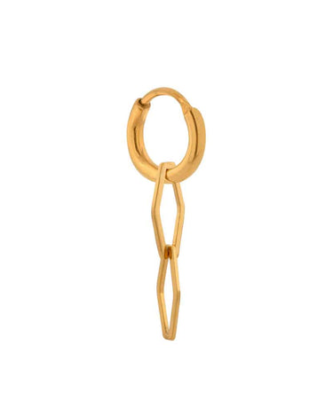 Single Hoop Wobbly Gold - Things I Like Things I Love