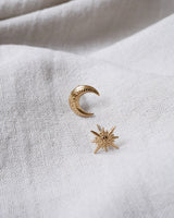 TILTIL Single Stud Goldplated Moon