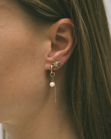 Single Stud Goldplated Star - Things I Like Things I Love