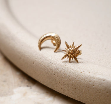 Single Stud Goldplated Star - Things I Like Things I Love